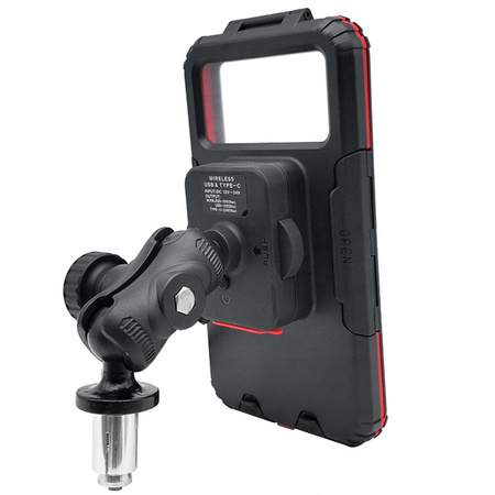 FreedConn motocyklowy uchwyt na telefon z ładowaniem indukcyjnym