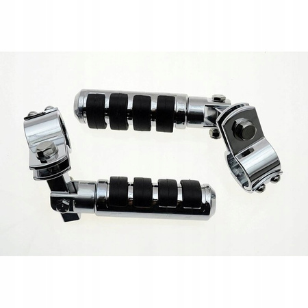 Podnóżki spacerówki chromowane na gmole 38-40 mm