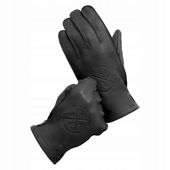 Rękawice Motocyklowe Skórzane Broger Alaska Lady Black