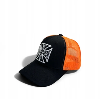 Czapka z daszkiem trucker West Coast Choppers Black/Orange