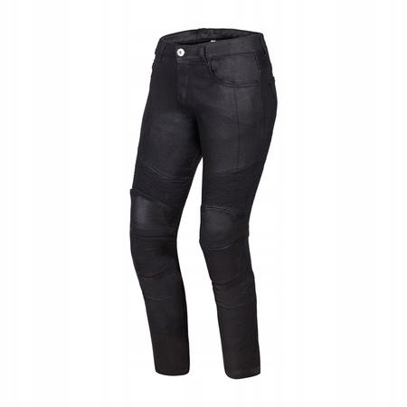 Spodnie Motocyklowe Jeansowe Ozone Roxy Lady Waxed Black