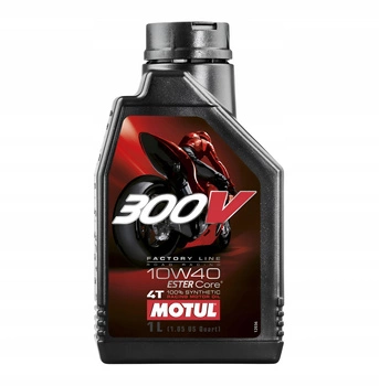 Olej do silników 4T MOTUL 300V Factory Line SAE 10W40 Przewyższa JASO MA2