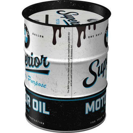 Skarbonka Metalowa BMW Superior – Beczkowa 600 ml Licencja BMW