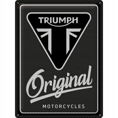 Metalowy Plakat Blacha 30x40 Triumph Original Moto