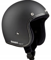 Kask Otwarty Jet Bandit Premium Dull Black