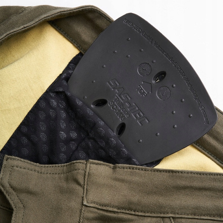 Spodnie Motocyklowe Jeansowe Broger Alaska II Jogger Fit Olive Green