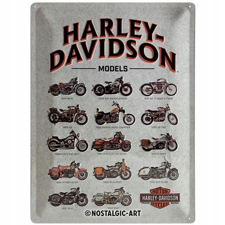 Plakat Metalowy 30 x 40cm Harley-Davidson