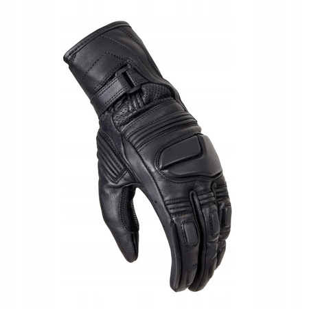 Rękawice Motocyklowe Skórzane Ozone Touring II Black