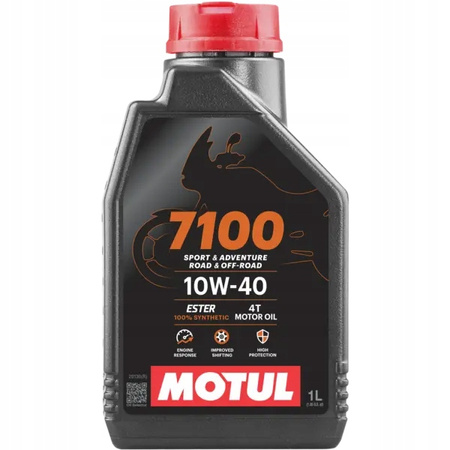 Olej 10W40 MOTUL do silników 4T 7100 SAE 1l SN JASO MA-2 Syntetyczny