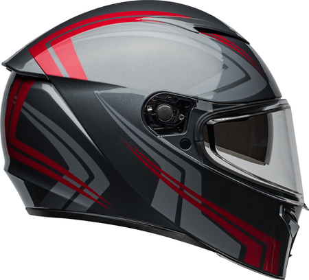 Kask BELL Lithium ECE6 Jetstream Gray Red + Kominiarka Held GRATIS