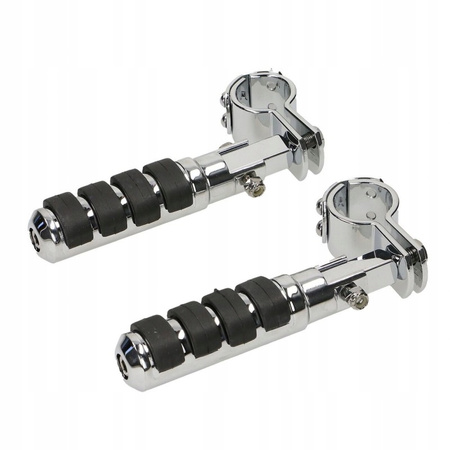 Podnóżki spacerówki chromowane na gmole 38-40 mm