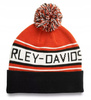 Czapka z dzianiny Harley-Davidson Pom Block Font Colorblocked
