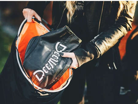 Antykradzieżowa torba na dwa kaski + linka + kłódka 42L Deemeed