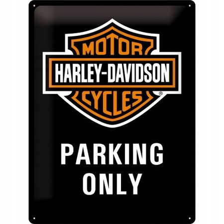 Plakat Metalowy 30x40 Harley-Davidson Parking Only