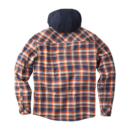 West Coast Choppers – gruba flanelowa kurtka Sherpa z kapturem