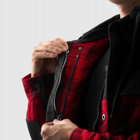 Koszula Motocyklowa Rebelhorn Shifter Black/Red