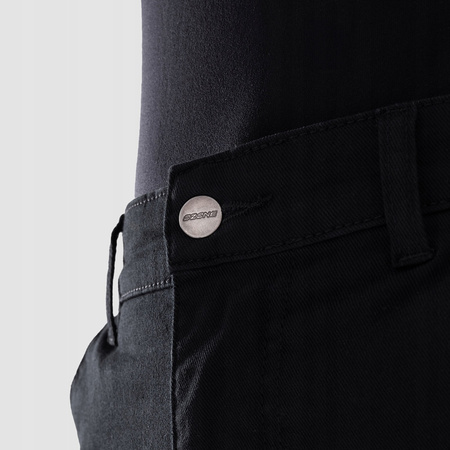 Spodnie Motocyklowe Jeans Ozone Jane Lady Jogger Fit Black