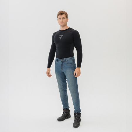 Koszulka Termoaktywna z Długim Rękawem Rebelhorn Freeze II Black