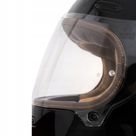 Kask Motocyklowy By City Roadster III w kolorze złotym i czarnym