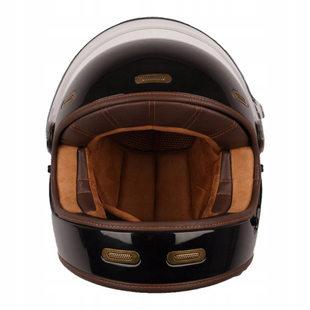 Kask Motocyklowy By City Roadster III czarny błyszczący