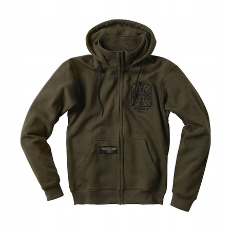 Bluza z kapturem West Coast Choppers ATX Olive Green