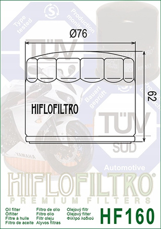 Filtr Oleju Hiflo HF160