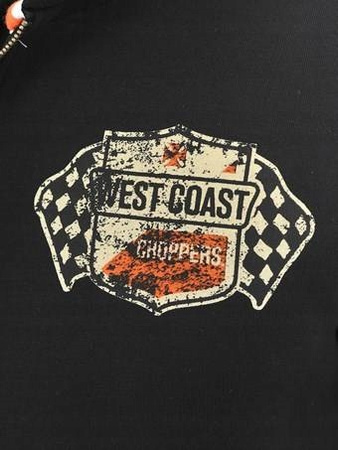 Bluza z Kapturem West Coast Choppers Czarna