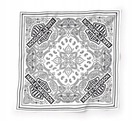 Chusta Bar & Shield Classic Bandana - Cloud Dancer Harley Davidson
