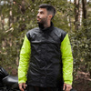 Kombinezon Przeciwdeszczowy Rebelhorn Rain Black/Fluo Yellow 2-częściowy