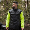 Kombinezon Przeciwdeszczowy Rebelhorn Rain Black/Fluo Yellow 2-częściowy