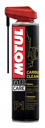 Środek do czyszczenia gaźników i wtrysków MOTUL CARB CLEANER spray 0,4l