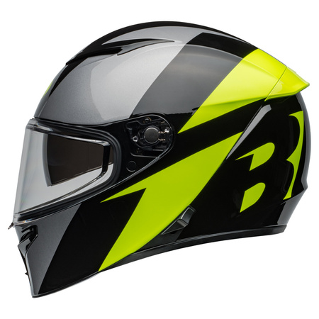 Kask Bell Lithium Metallic Grey ECE6 z blendą + Kominiarka Held Gratis