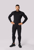 MĘSKA KOSZULKA TERMOAKTYWNA Z DŁUGIM RĘKAWEM CZARNA SPAIO ALPHA