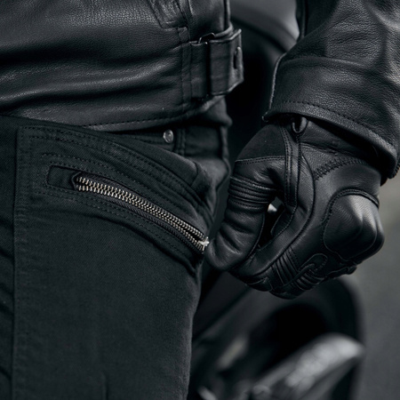 Spodnie Motocyklowe Jeansowe Rebelhorn Urban III Washed Black