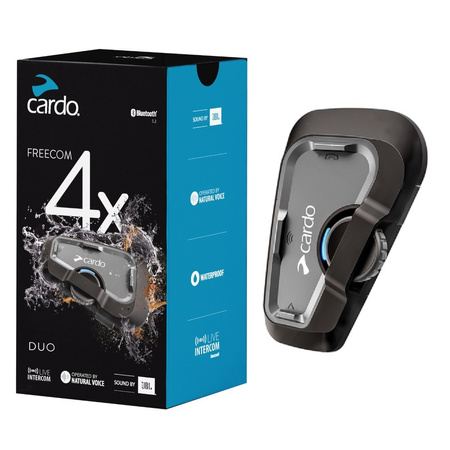 Interkom CARDO Freecom 4x Duo Zestaw Na Dwa Kaski