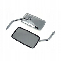 Lusterka Chromowane Na Choppera gwint 10mm