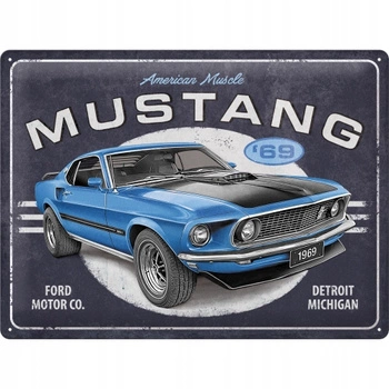 Plakat 30x40 Ford Mustang - 1969 Motor Co.