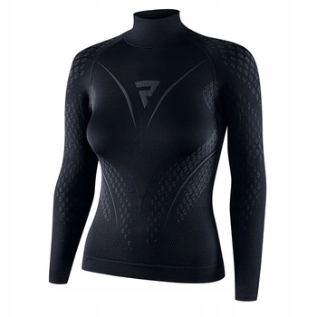 Koszulka Termoaktywna Z Długim Rękawem Rebelhorn Therm II Lady Black/Grey