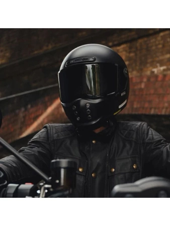 Kask HJC V10 Mat Black Włókno Szklane, Pinlock i Kominiarka Held Gratis 