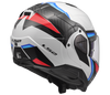 Kask motocyklowy LS2 Advant II FF910 Triple White Blue Red 