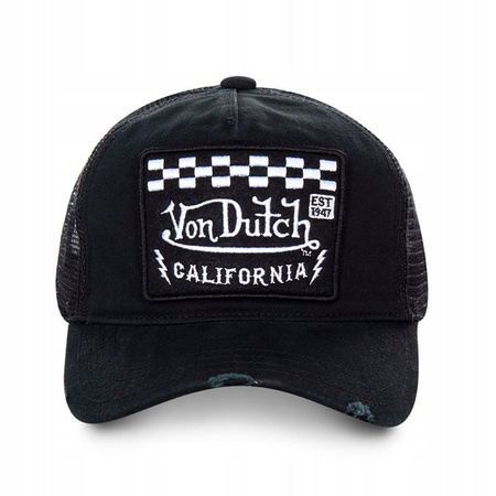 Czapka z daszkiem Von Dutch Square Patch Racer Black