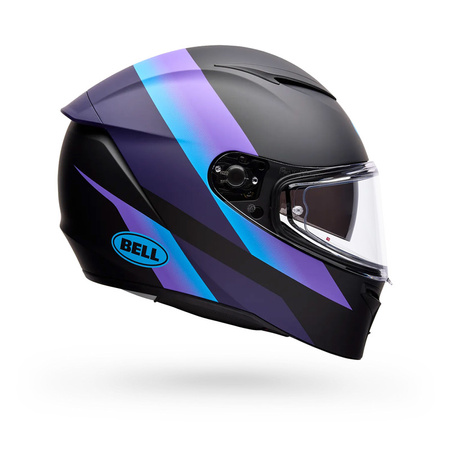 Kask Motocyklowy Bell Lithium Passion Black Purple + Kominiarka Held Gratis