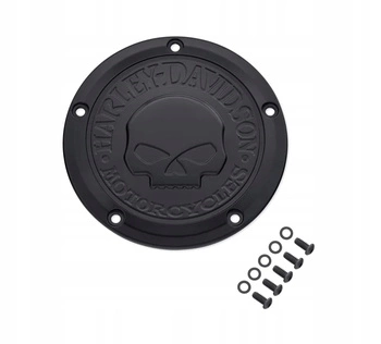 Pokrywa Derby Cover Willie G Harley Davidson Dyna, Softail, Touring Black