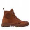 Buty Zimowe Palladium Pampa Hi Zipp WL Brown Pattina