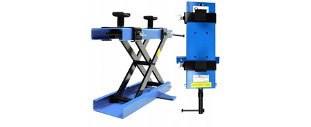 Podnośnik nożycowy motocyklowy marki Geko 500kg udźwigu