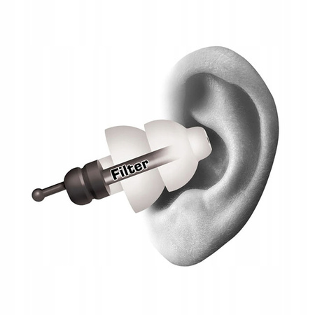 Zatyczki do uszu Alpine Tour z filtrami akustycznymi Medium