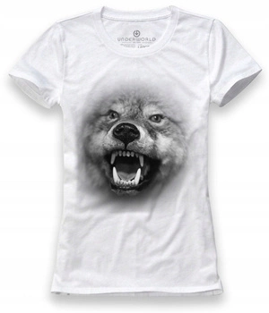 KOSZULKA T-SHIRT DAMSKI UNDERWORLD WOLF WHITE