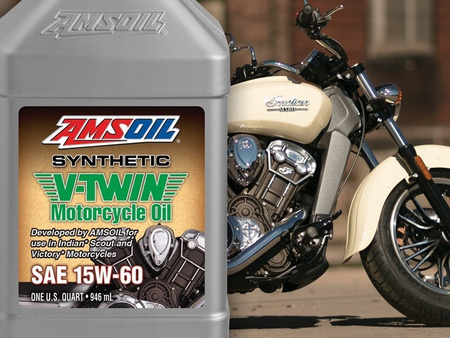 Olej AMSOIL Synthetic V-Twin 15W-60 – Indian Motorcycles