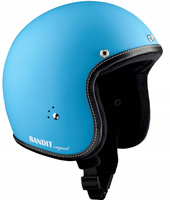 Kask Otwarty Jet Bandit Premium Dull Light Blue
