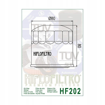 Filtr oleju Hiflo HF202